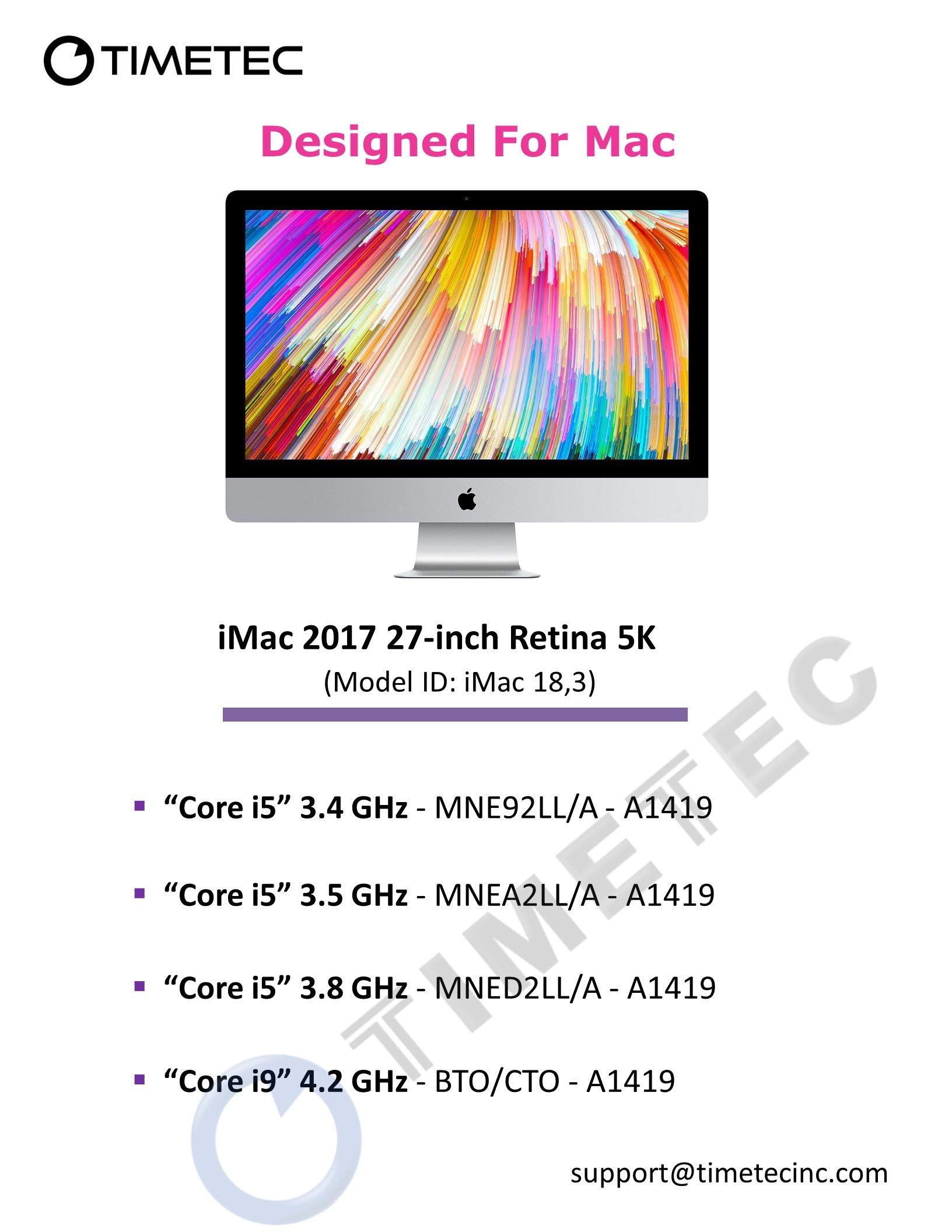 Timetec 16GB Compatible for Apple 2017 iMac (27-inch w/Retina 5K
